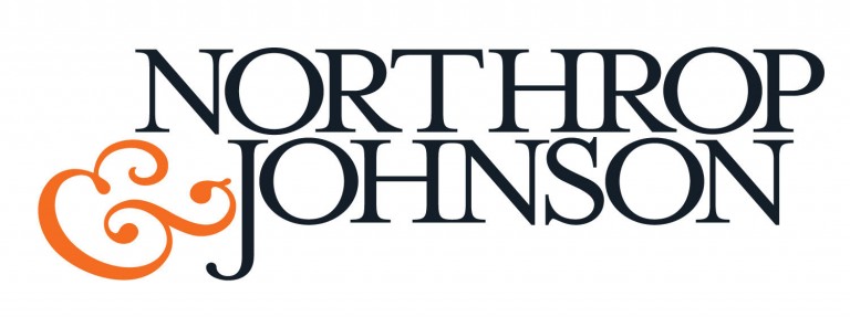 Northrop & Johnson logo with “Northrop” and “Johnson” in black capital letters and a large orange ampersand symbol on the left.