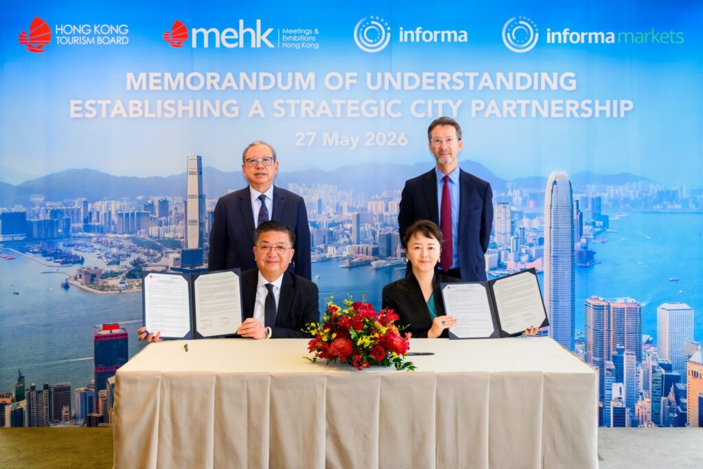 HKTB and Informa Markets MoU signing ceremony