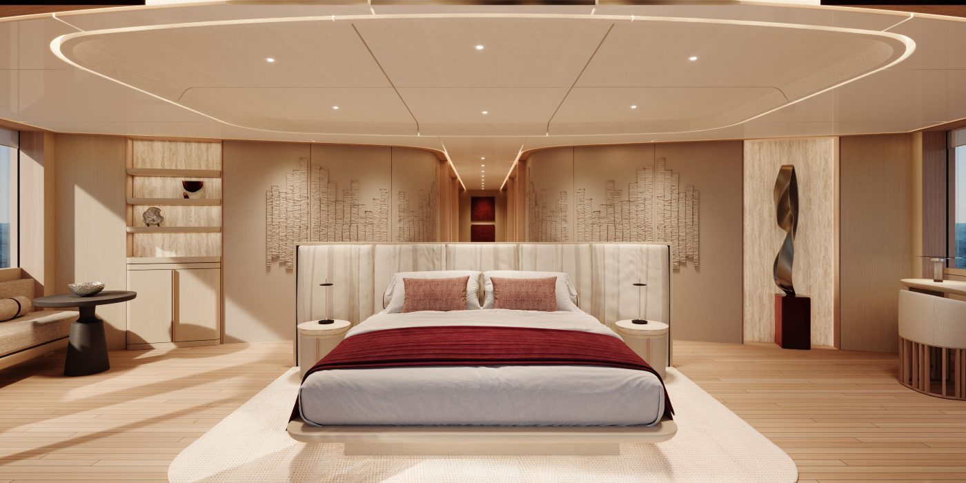 The full-beam owner's suite