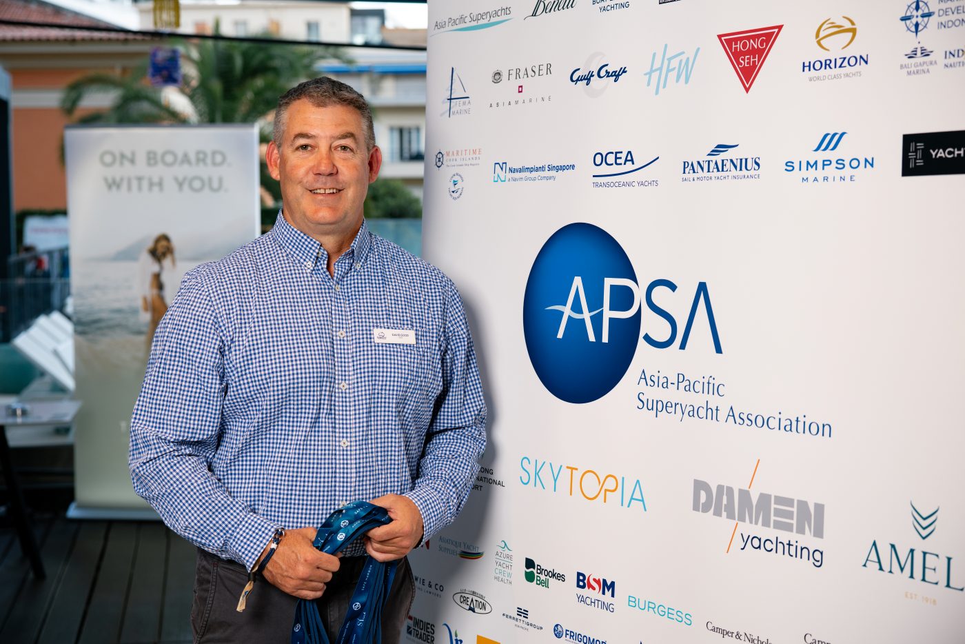 David Good, CEO of Superyacht Australia, at the Asia-Pacific Superyacht Night