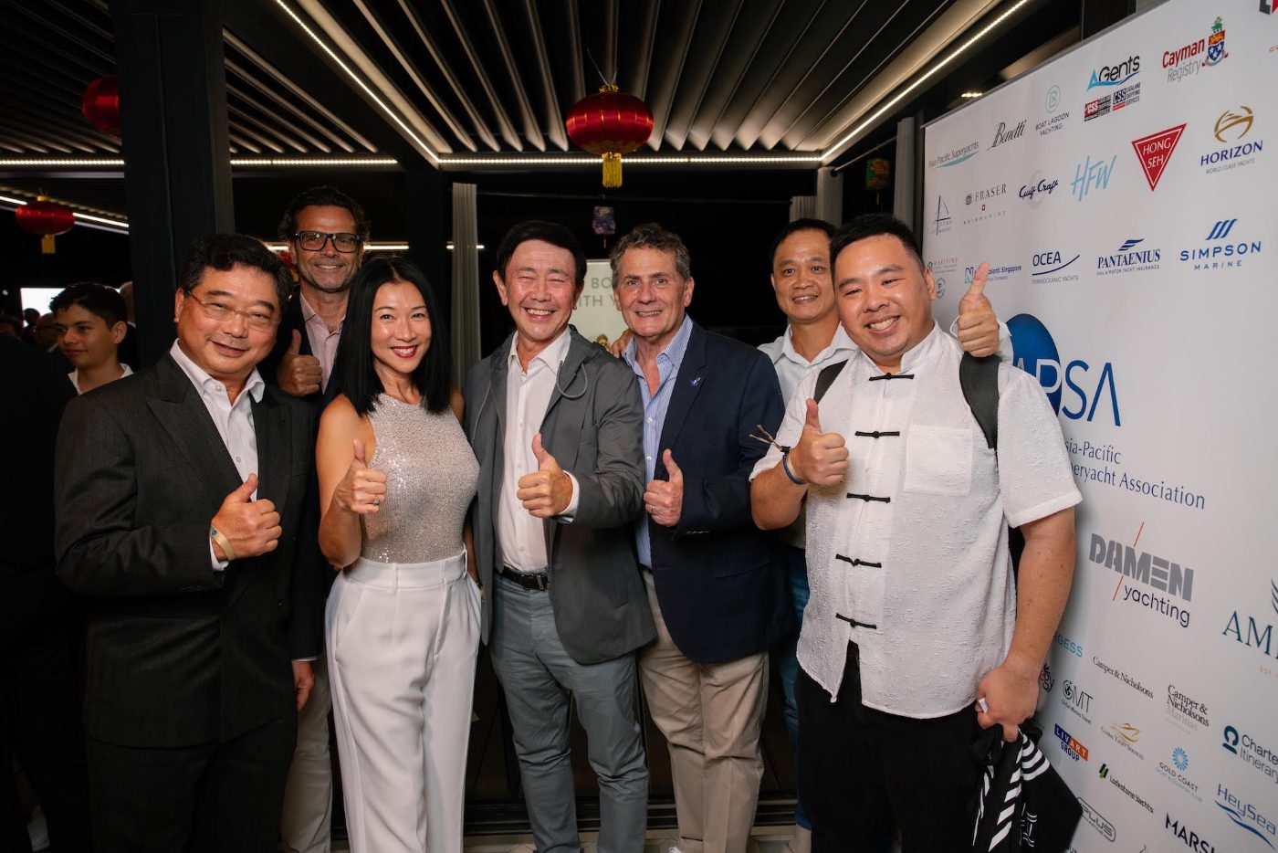 Guests from Singapore and across Asia-Pacific at APSA's Asia-Pacific Superyacht Night
