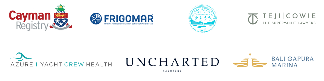 Cayman Islands Yacht Registry, Frigomar, Setouchi DMO, Teji | Cowie, Azure Yacht Crew Health, Uncharted Yachting Seychelles and Bali Gapura Marina