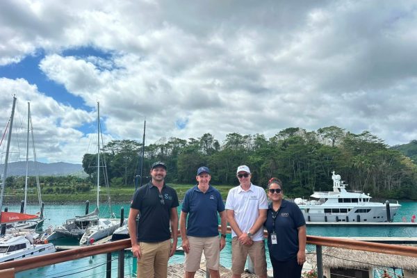 Superyacht Australia members at the Nawi Island Marina Mingle